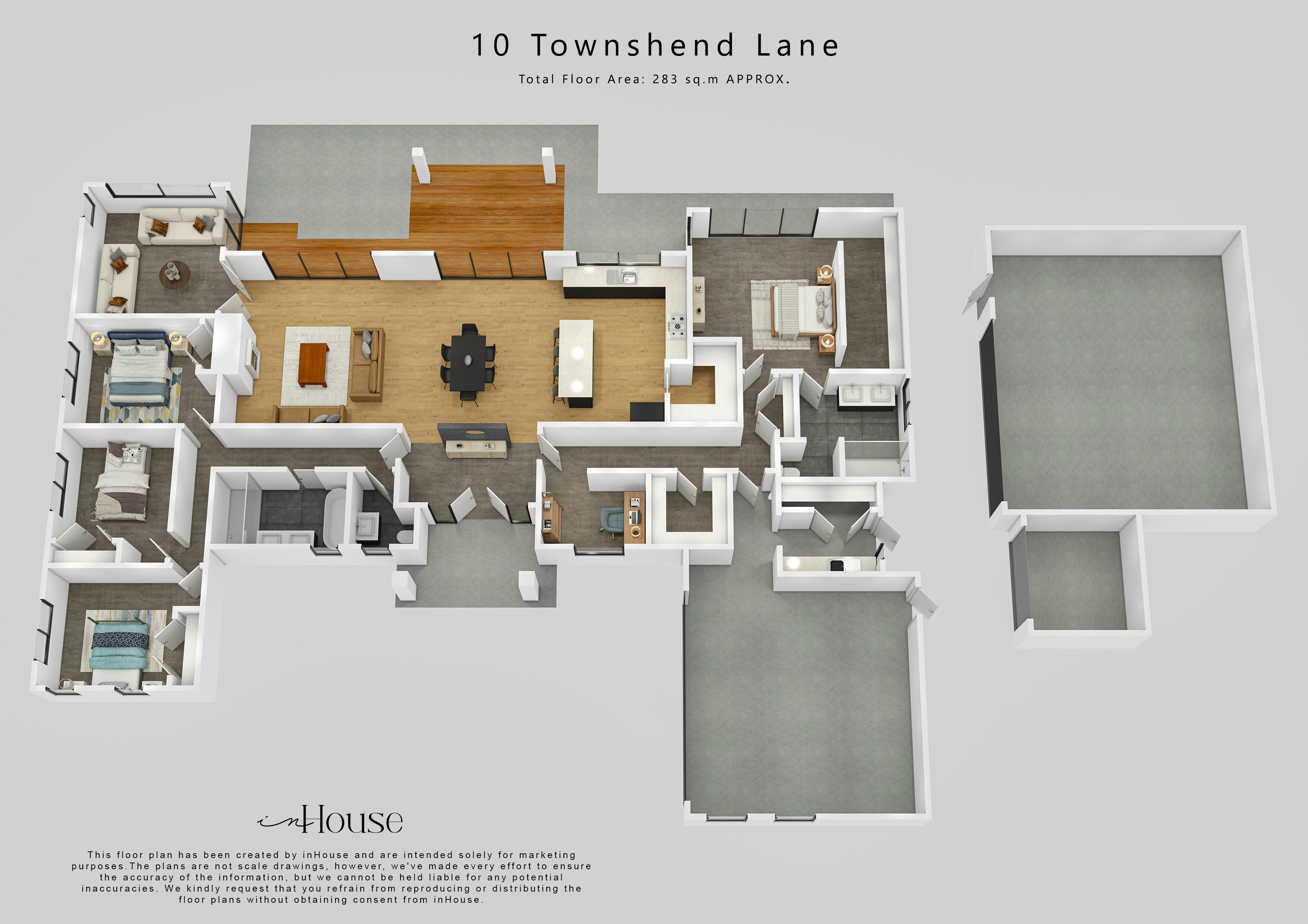1 10 Townshend Lane 3d