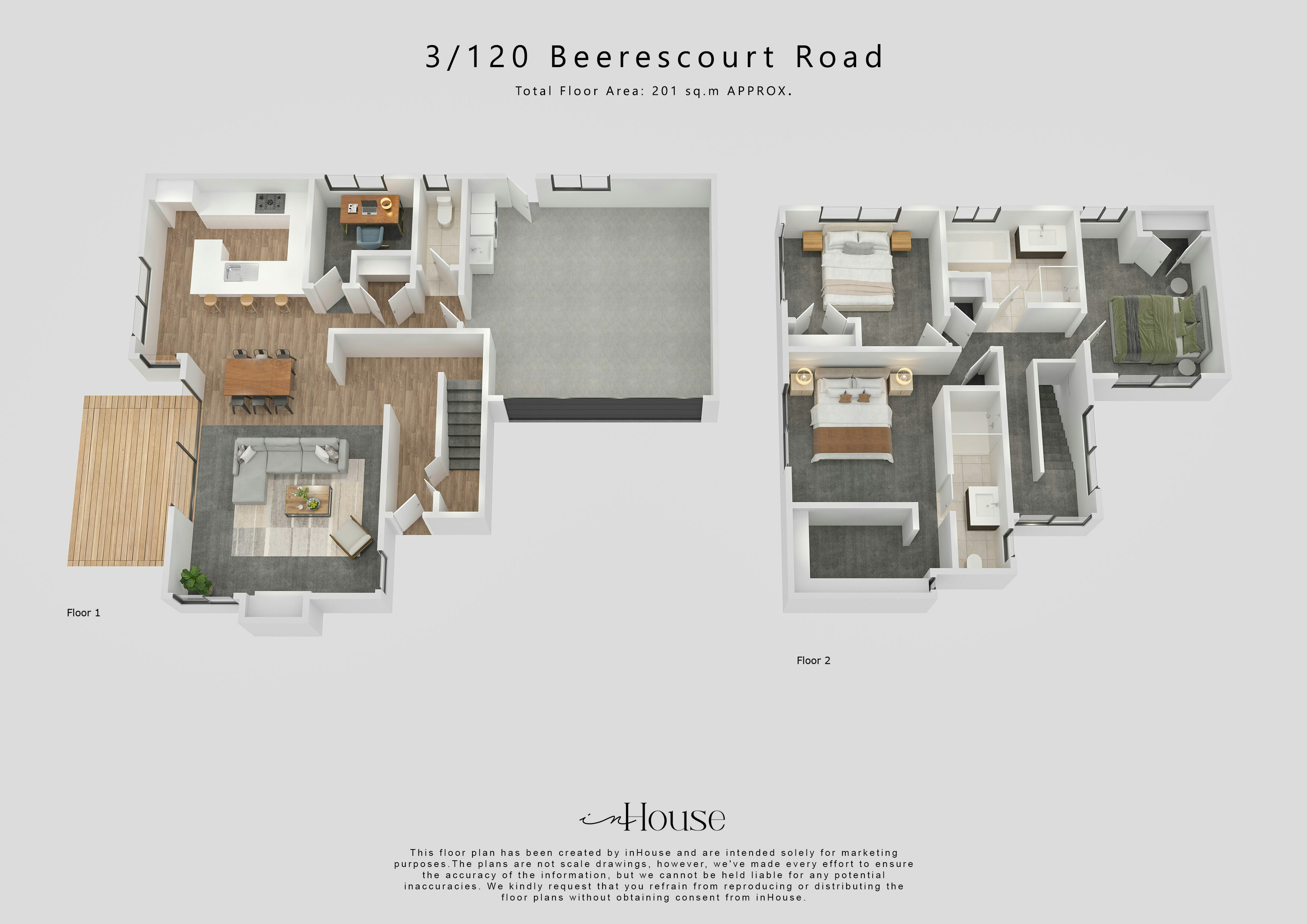 1 3 D Floor Plan