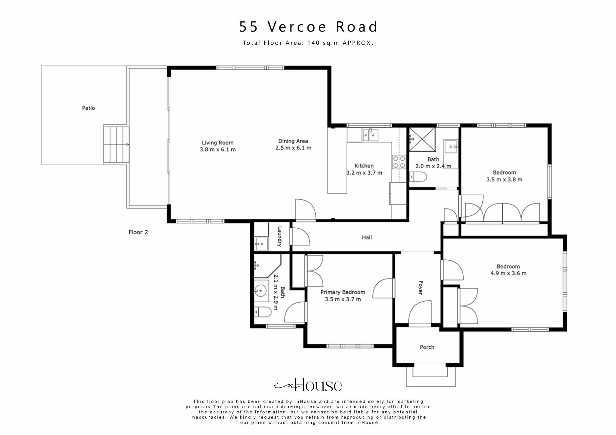 2 55 Vercoe Road house