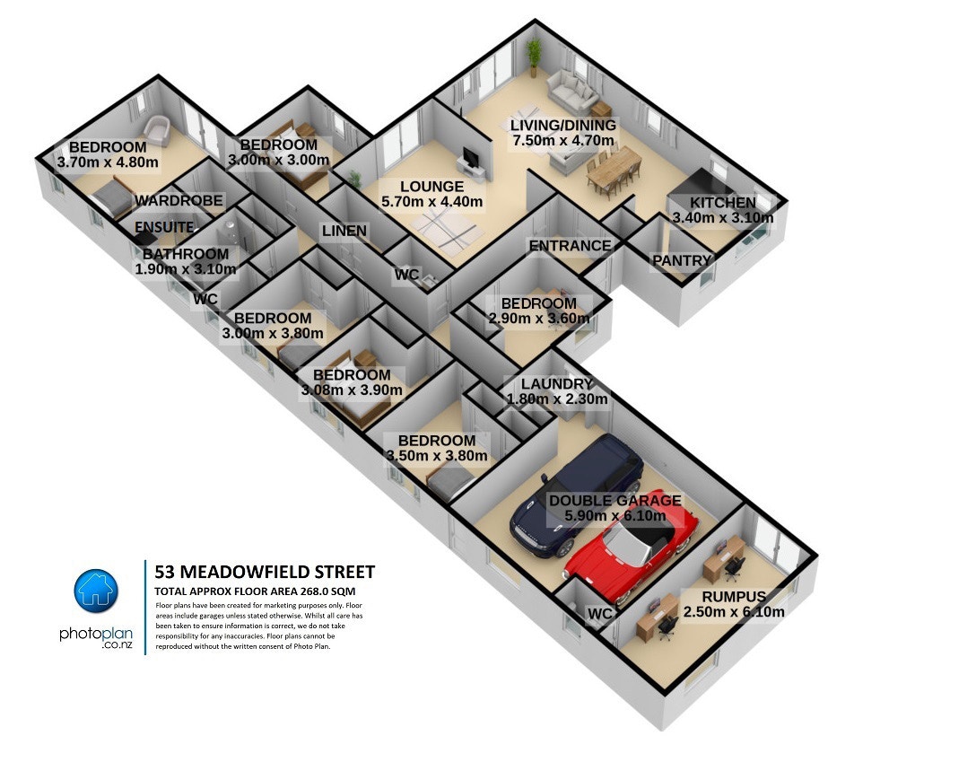 53 Meadowfield3 D Plan EDIT